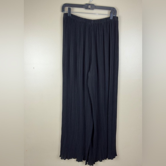 Good American Plisse Wide Leg Trousers Women’s Size 3/4 - Picture 6 of 13
